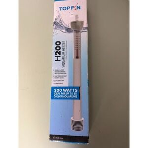 Top Fin H200 Aquarium Heater 200W Submersible Fish Tank Heater Up To‎ 65 Gal